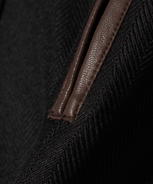 SHIPS any ジャンパースカート any: ヘリンボーン パイピング フレア