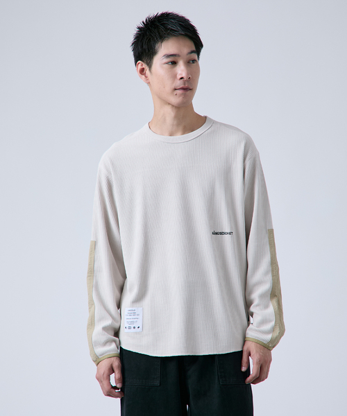 【新品未開封】OPTSTUFF BORDER LONG SLEEVE/ブラック SICK GIRL BIGロンT(BLACK・WHITE) | VOLCAN&APHRODITE