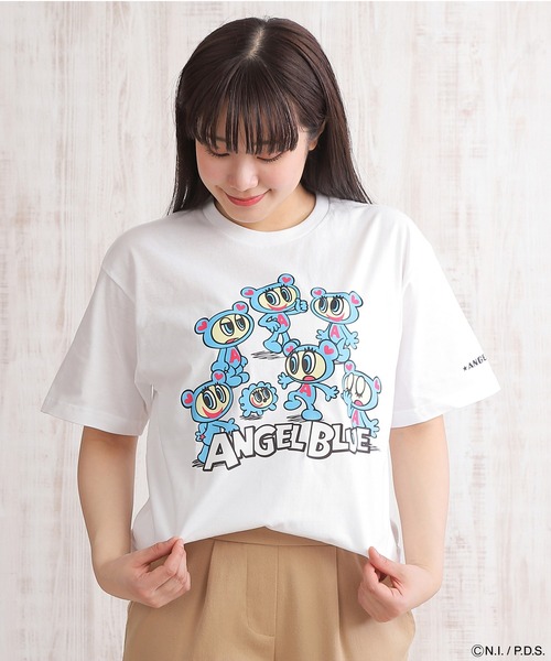 ANGEL BLUE（エンジェルブルー） tシャツ 半袖 Tシャツ 大量