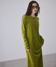 ADAM ET ROPE'（アダムエロペ） ワンピース ベロア BOTANICAL DYED