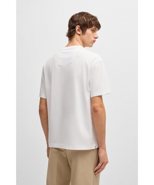 「BOSS」 半袖Tシャツ X-LARGE ライトベージュ メンズ_画像9