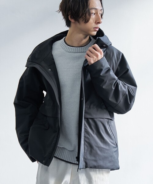 coen（コーエン） ブルゾン アウター ヒートシェルターフードブルゾン