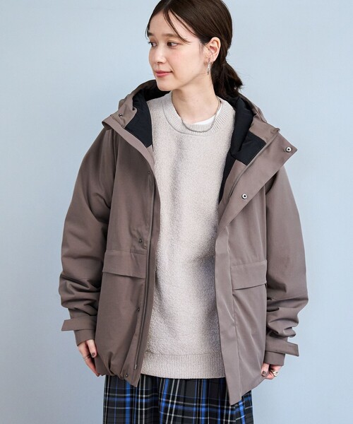 coen（コーエン） ブルゾン アウター ヒートシェルターフードブルゾン