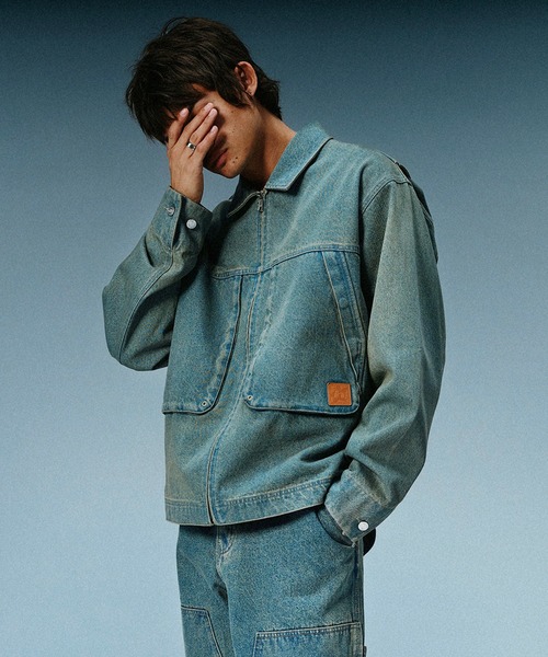 HUF（ハフ） ブルゾン アウター DRESDEN DENIM WORK JACKET メンズ