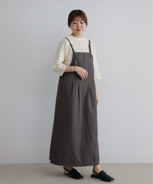 NOMBRE IMPAIR（ノンブルアンペール） ワンピース 綿麻ツイル 