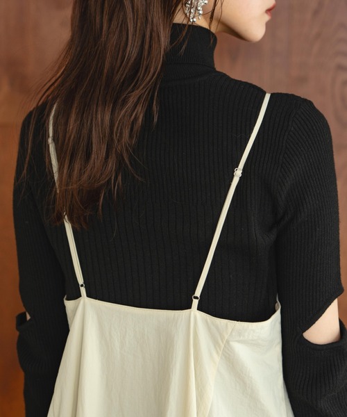 「hinari」 キャミソールワンピース SMALL アイボリー レディース_画像4