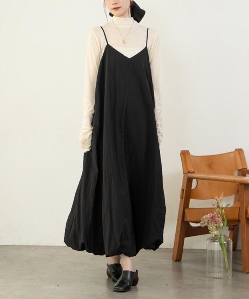 「hinari」 キャミソールワンピース SMALL アイボリー レディース_画像8