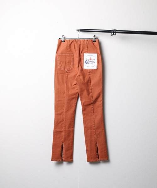 「CIMARRON」 デニムパンツ 26 オレンジ レディース_画像9