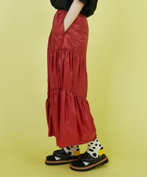 「FRAPBOIS」 ロングスカート 1 チャコールグレー レディース_画像3