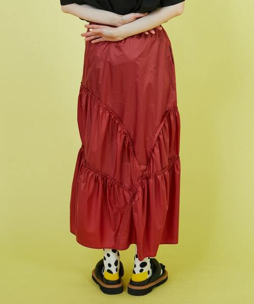 「FRAPBOIS」 ロングスカート 1 チャコールグレー レディース_画像4