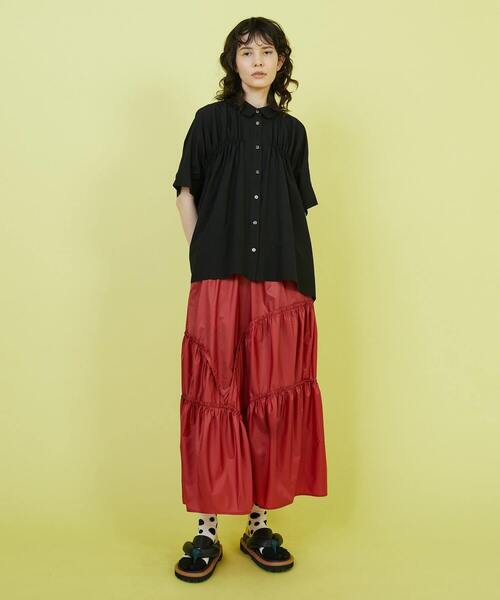 「FRAPBOIS」 ロングスカート 1 チャコールグレー レディース_画像9