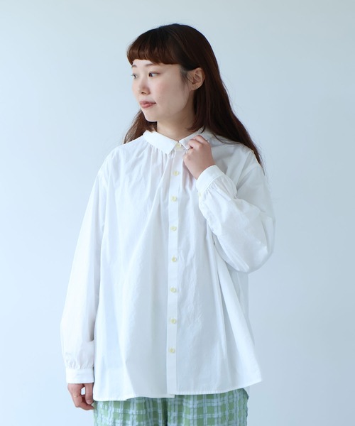 bulle de savon（ビュルデサボン） ブラウス シャツ 強撚ポプリン 製品