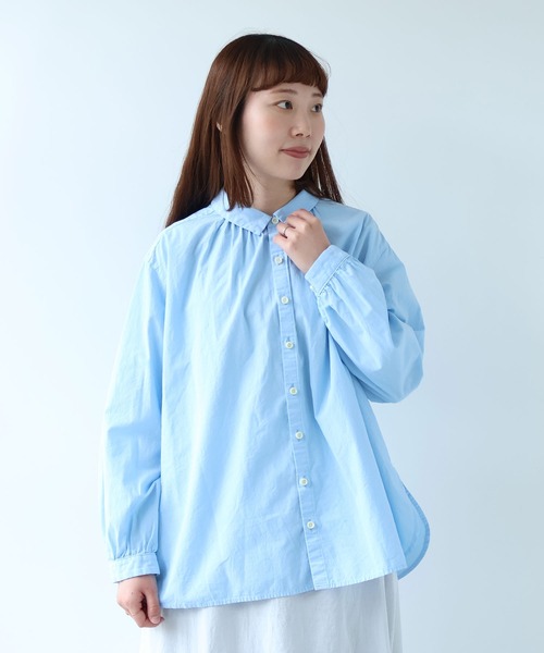 最終値下げ◎新品未使用◎ビュルデサボン◎ブラウス bulle de savon（ビュルデサボン） ブラウス シャツ 強撚ポプリン 製品