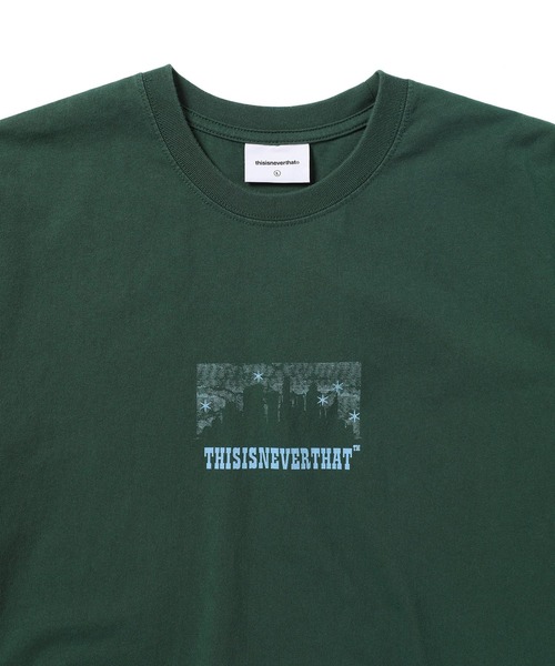 「thisisneverthat」 半袖Tシャツ M ダークパープル メンズ_画像2