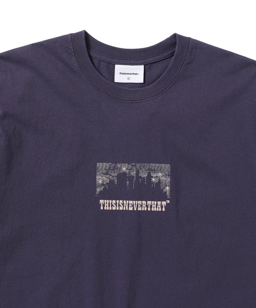 「thisisneverthat」 半袖Tシャツ M ダークパープル メンズ_画像6