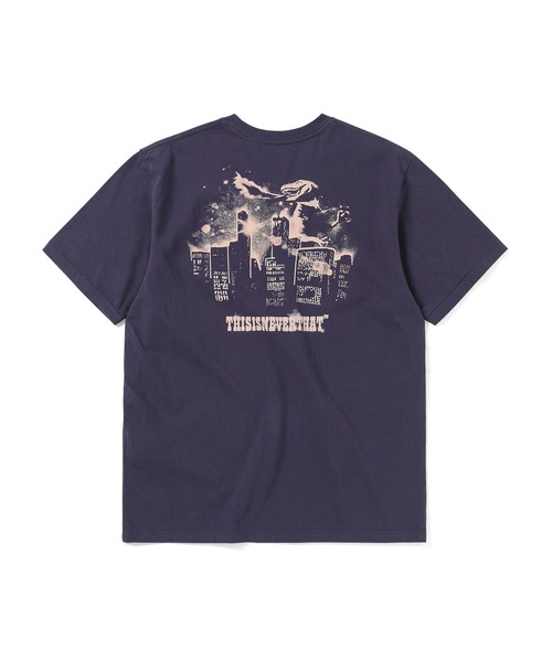 「thisisneverthat」 半袖Tシャツ M ダークパープル メンズ_画像7
