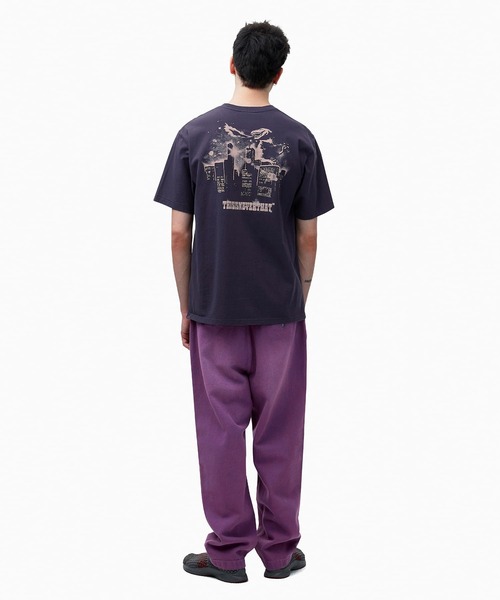 「thisisneverthat」 半袖Tシャツ M ダークパープル メンズ_画像9