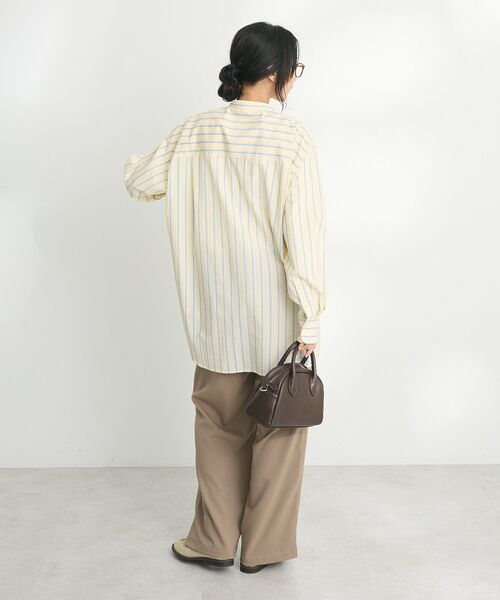 「CRAFT STANDARD BOUTIQUE」 長袖ブラウス LARGE オフホワイト レディース_画像6