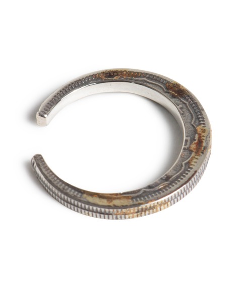 指輪 リング シルバー925/50 Sen Coins Double Layer Giza Ring w/gold 古銭 メンズ レディースの画像