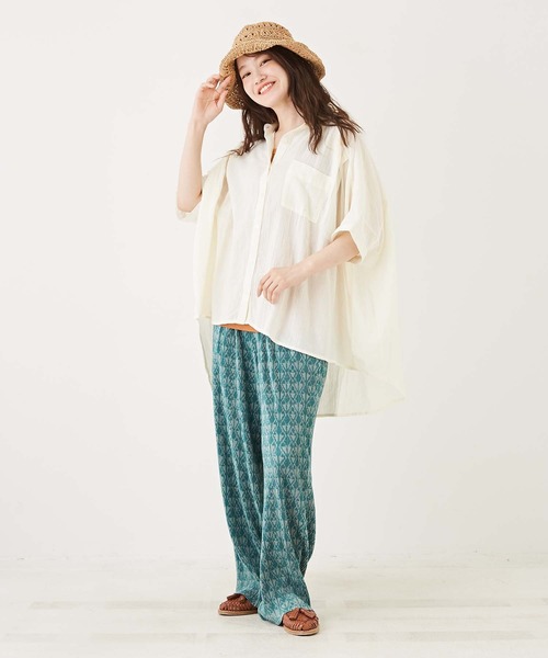 「CUBE SUGAR」 イージーパンツ M グリーン レディース_画像5