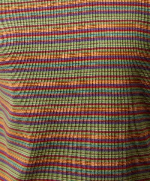 Jocomomola（ホコモモラ） tシャツ Dentado ボーダーハイネック