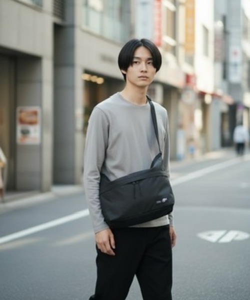 ショルダーバッグ A.en Daily Bag Black メンズ レディースの画像