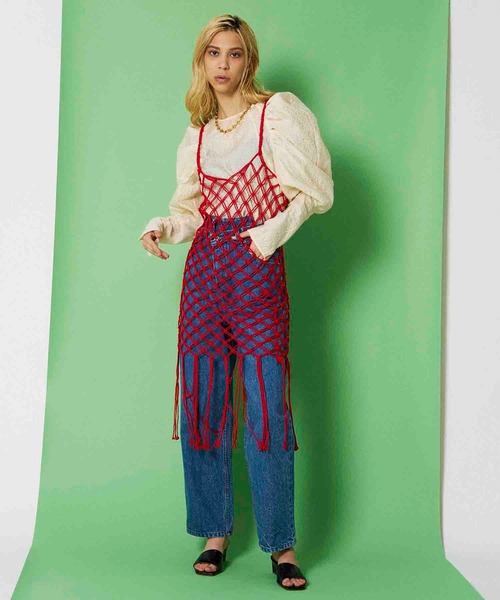 【即購入⭕️】MAISONSPECIAL デニム 36 パンツ レディース MAISON SPECIAL（メゾンスペシャル） デニムパンツ 36 ブルー