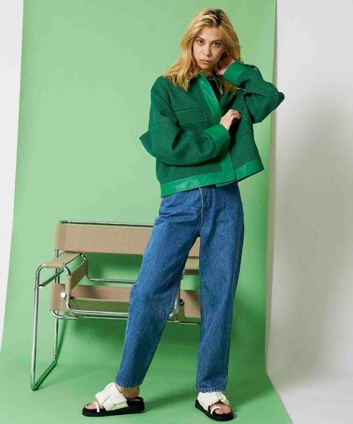 【即購入⭕️】MAISONSPECIAL デニム 36 パンツ レディース MAISON SPECIAL（メゾンスペシャル） デニムパンツ 36 ブルー