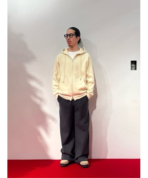 美品　ESTNATION　フード付きパーカー ESTNATION（エストネーション） パーカー ESTNATION / カシミヤタッチ
