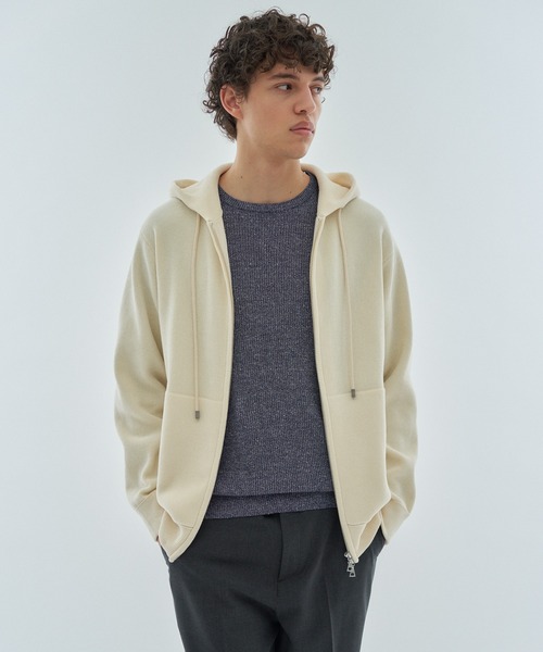 FFF ESTNATION パーカー ブルゾン L メンズ ESTNATION（エストネーション） パーカー ESTNATION / カシミヤタッチ