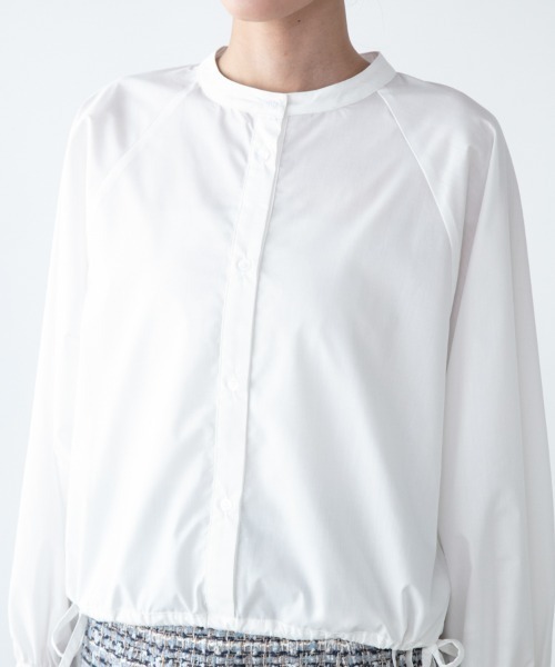 「M.deux」 長袖ブラウス MEDIUM ブルー レディース_画像9