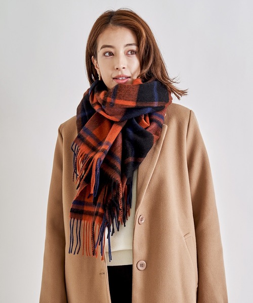 「macocca」 ストール FREE ブラウン レディース_画像5