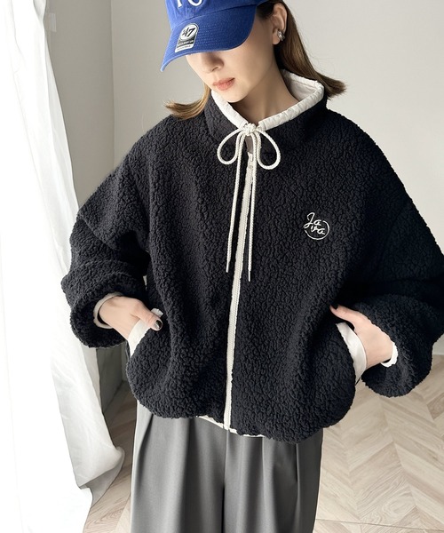 「Java」 ブルゾン LARGE パープル レディース_画像3