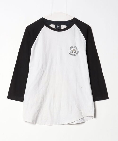 STUSSY（ステューシー） 長袖カットソー M ホワイト レディース