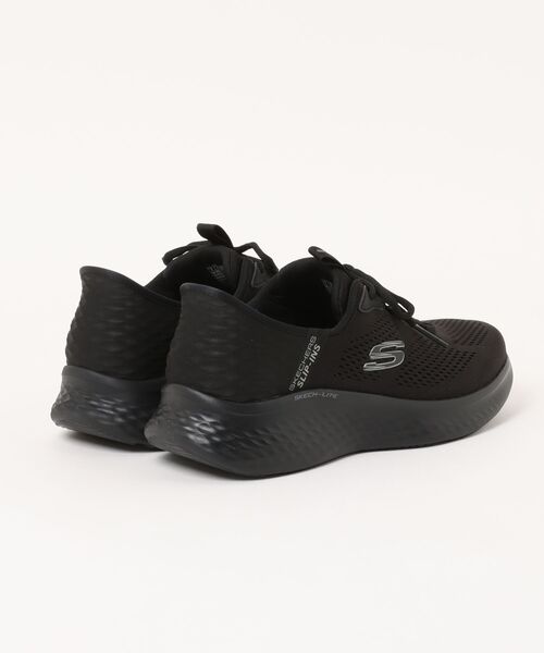 「SKECHERS」 ローカットスニーカー 26.0cm ブラック×ブラック メンズ_画像2