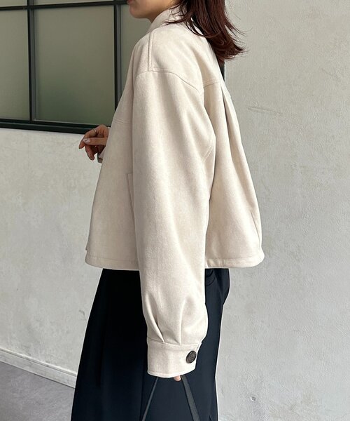 Thevon（ゼヴォン） ブルゾン アウター Fスエードショートブルゾン