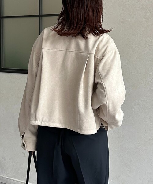 Thevon（ゼヴォン） ブルゾン アウター Fスエードショートブルゾン