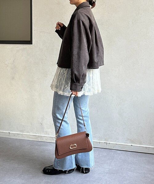 Thevon（ゼヴォン） ブルゾン アウター Fスエードショートブルゾン