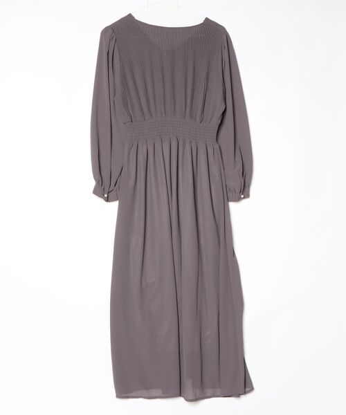 「natural couture」 長袖ワンピース FREE グレー レディース_画像2