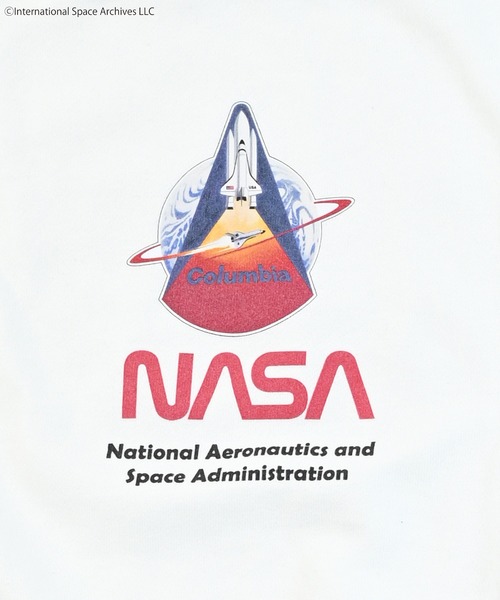 「NASA」 スウェットカットソー - オフホワイト レディース_画像7