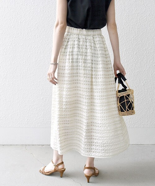 「SHIPS any」 フレアスカート ONE SIZE ブルー レディース_画像7