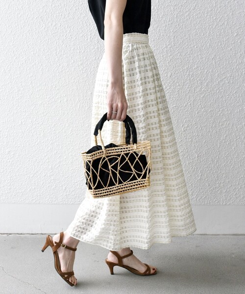 「SHIPS any」 フレアスカート ONE SIZE ブルー レディース_画像8