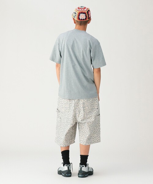 BEAMS（ビームス） パンツ プリント ダブルニーショーツ「ワイド