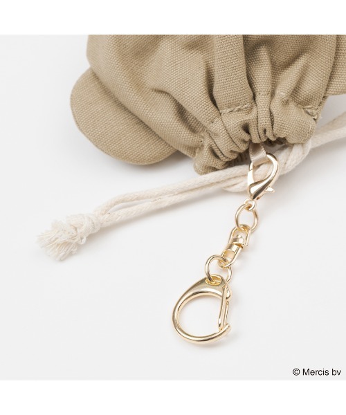 巾着　チャーム　ハンドメイド キーホルダー BRUNA BASIC MINI 巾着チャーム : ZOZOTOWN Yahoo!店