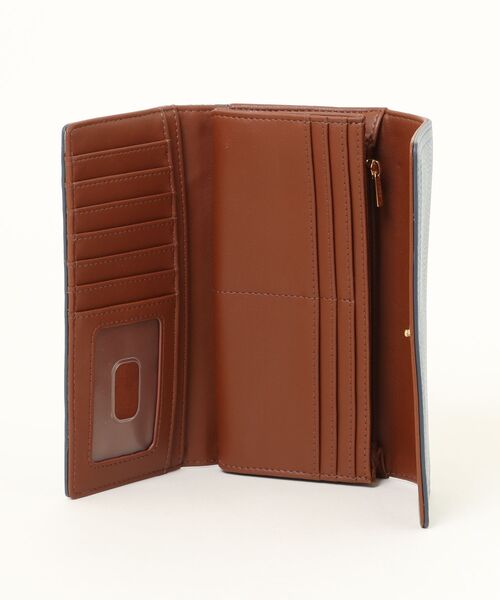FOSSIL（フォッシル） 長財布 財布 長財布 レディース レザー ブルー