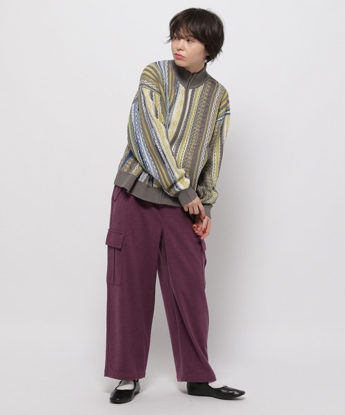 【kosuge様】カーディガン(白)&amp;niko and パンツ(グレー) niko and…（ニコアンド） ニットカーディガン LARGE グレー レディース