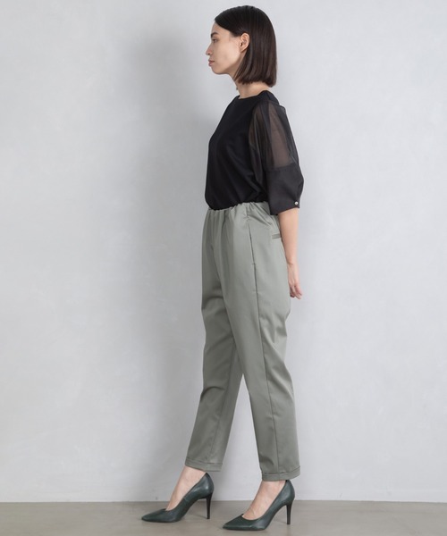 「MARECHAL TERRE」 イージーパンツ MEDIUM ベージュ レディース_画像3