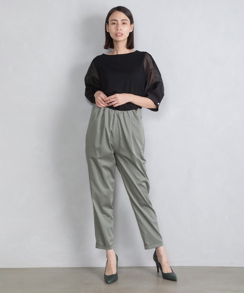 「MARECHAL TERRE」 イージーパンツ MEDIUM ベージュ レディース_画像9