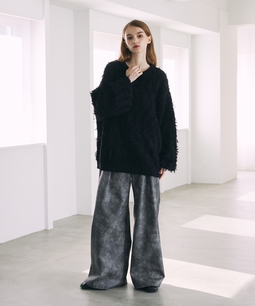 「Spielio」 パンツ L ブラック メンズ_画像5