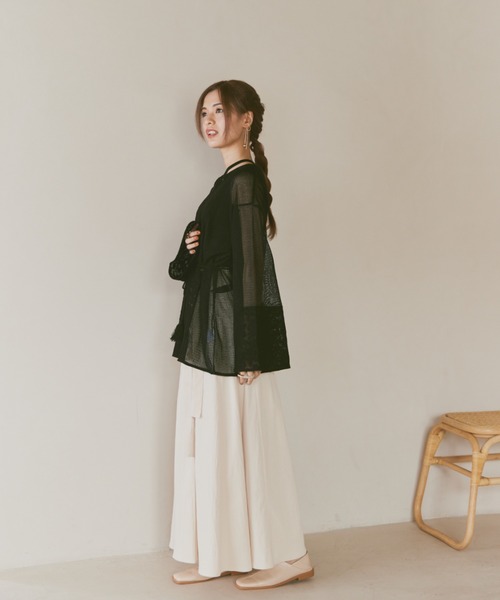 「moi tytto」 長袖カットソー FREE ナチュラル レディース_画像5